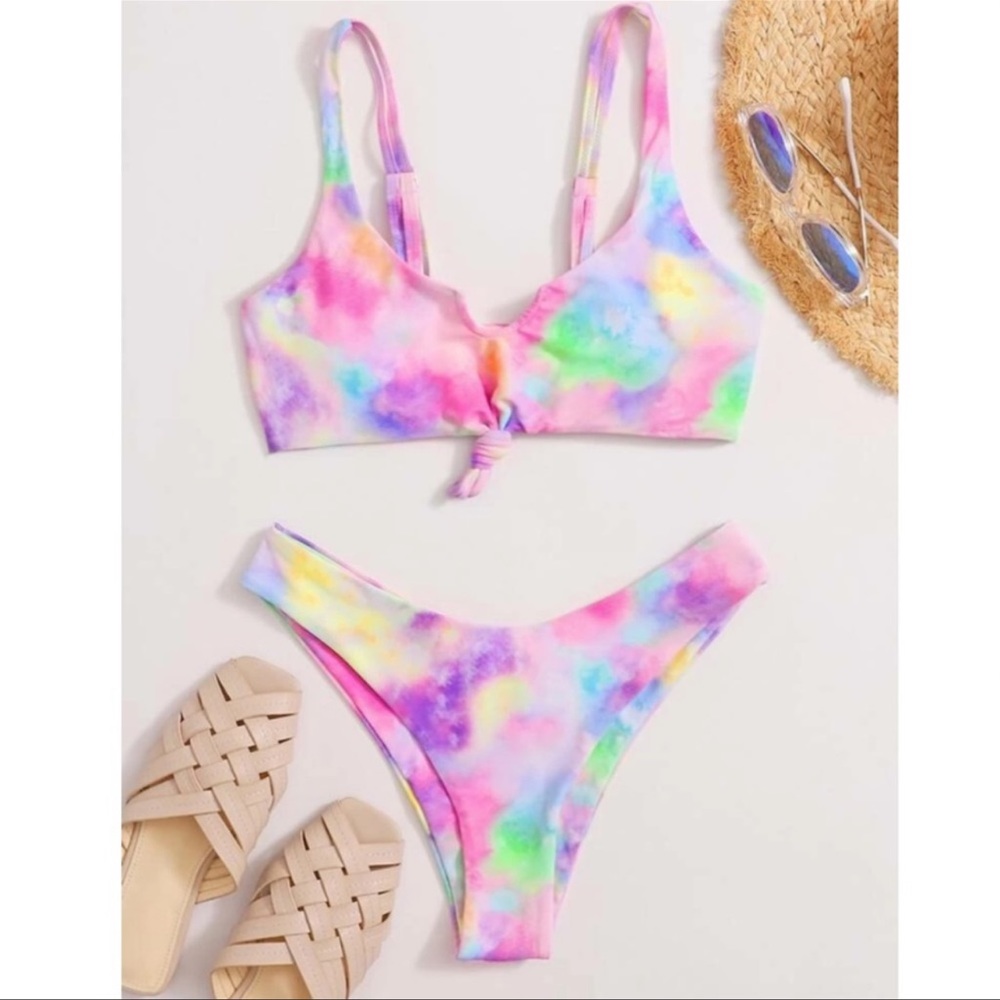2 Piece Tie Dye Bikini Set